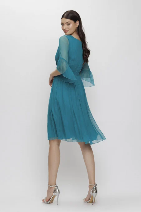 rochie-ariana-albastru-turquoise-din-matase-naturala~9393
