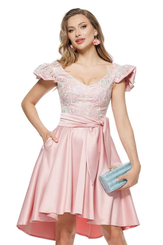 rochie-de-ocazie-fofy-midi-din-tafta-roz-usor-elastica-cu-bust-din-dantela-premium-69443-2